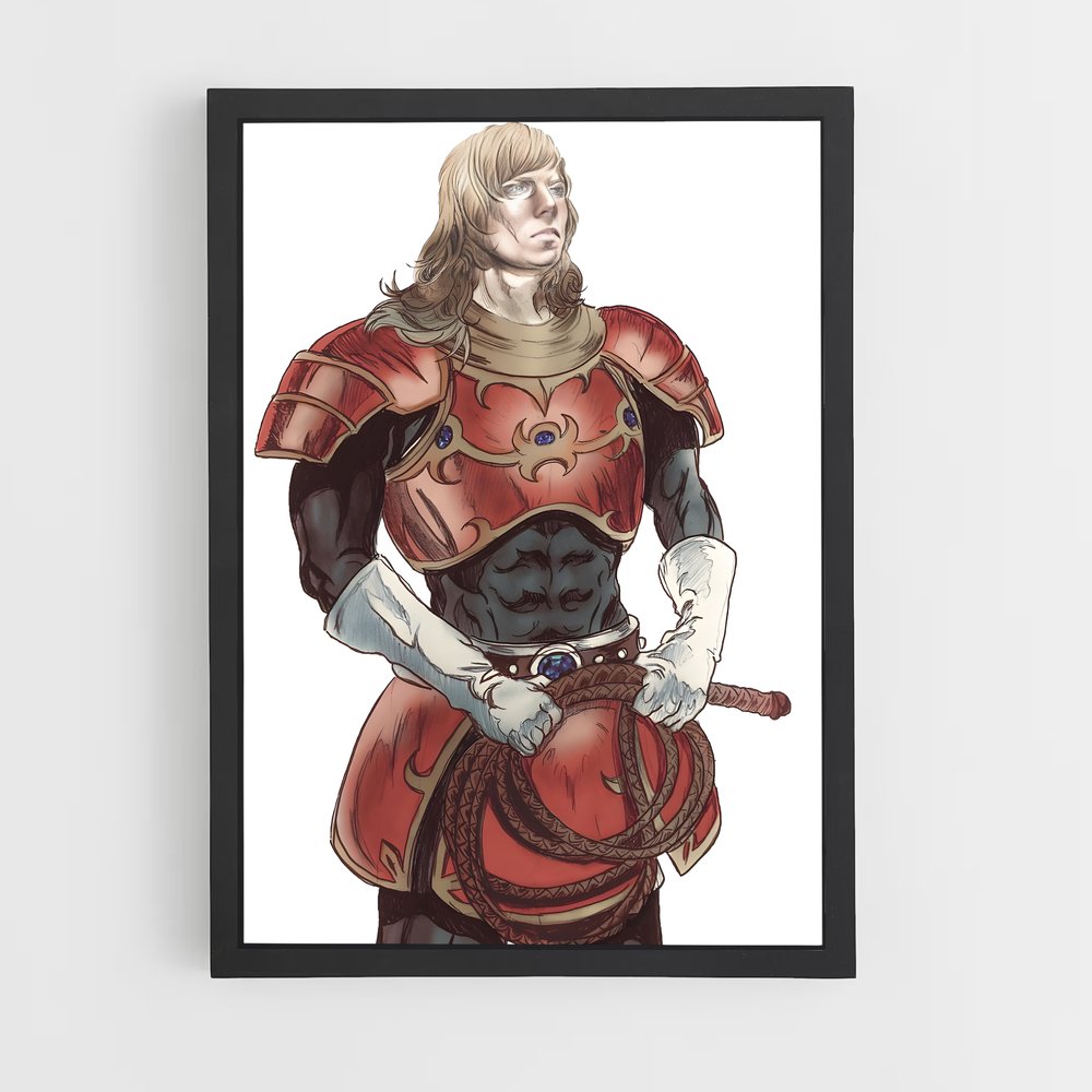 Poster Simon belmont – affiche Castlevania (vue 2)